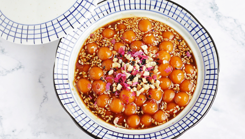 【紅糖南瓜丸子】做法步驟圖 當早餐 面膜錢都省了-起舞食譜網