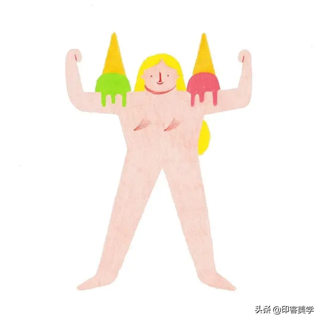 香蕉图案t恤是什么牌子，超有创意的5种ins插画，微信头像