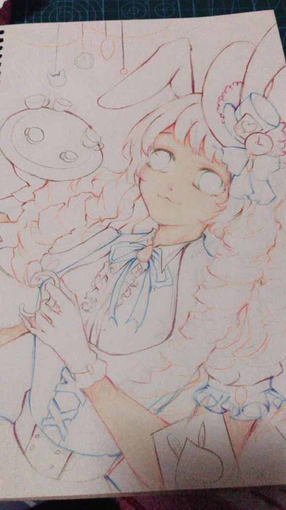 樱花树马克笔画法，马克笔画樱花树教程（发一个详细的马克笔绘画过程）