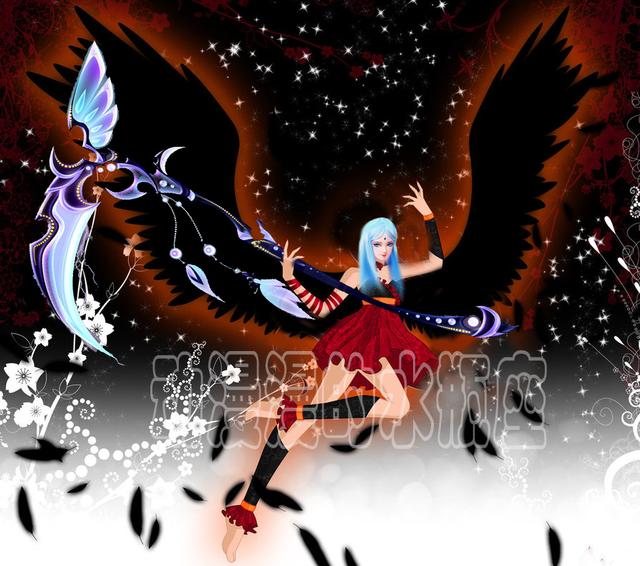 死神之恶魔之翼，动漫死神的小说（当公主配上恶魔之翼和死神镰刀）