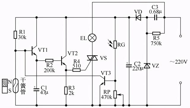 閃光燈電路,閃光燈電路原理圖(常見的照明控制原理圖)