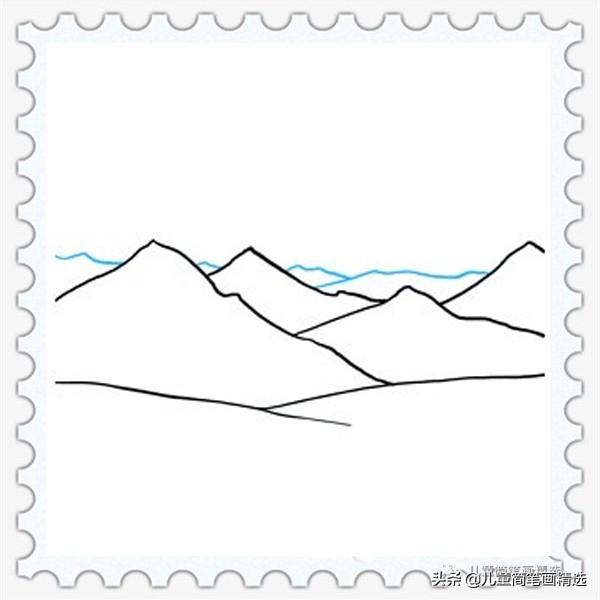 简笔画----风景画的简易画法，画简笔画 风景（儿童简笔画精选-风景画）