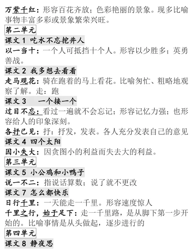 请勿自误的勿是什么意思，请勿自误是什么意思（小升初——部编版语文1-6年级下册全册成语及解释大全）