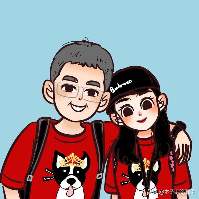 情侣头像动漫可爱，情侣动漫可爱头像微信（超可爱的情侣卡通漫画头像）
