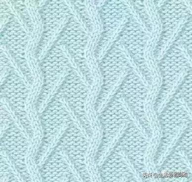 围巾的各种织法图解，分享17款棒针编织花样