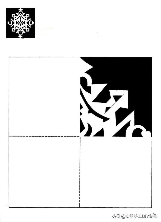 100种剪纸窗花教程图解，窗花剪纸教程图解（40多种雪花窗花剪纸图案）