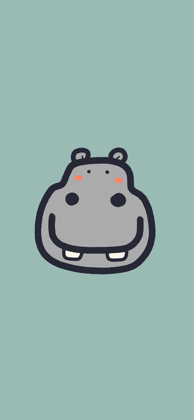 动漫头像 卡通动物，可爱动物卡通头像/那是谁啊？长得真好看微信（一组可爱小动物卡通手机壁纸）