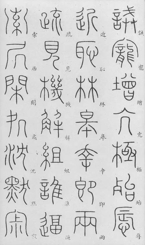 匡怎么读，颐怎么读 拼音（李阳冰篆书《千字文》）