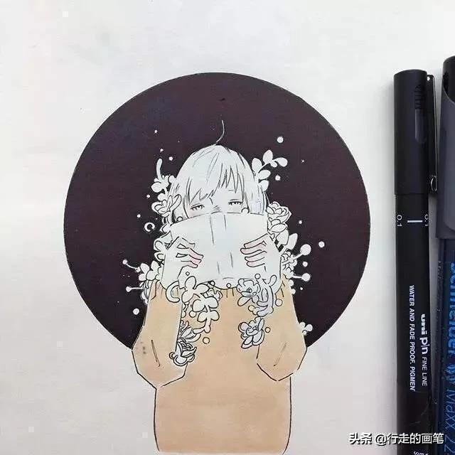 葡萄/超级好看的插画～插画师:ikedda,葡萄插画设计(ike在笔记本里画