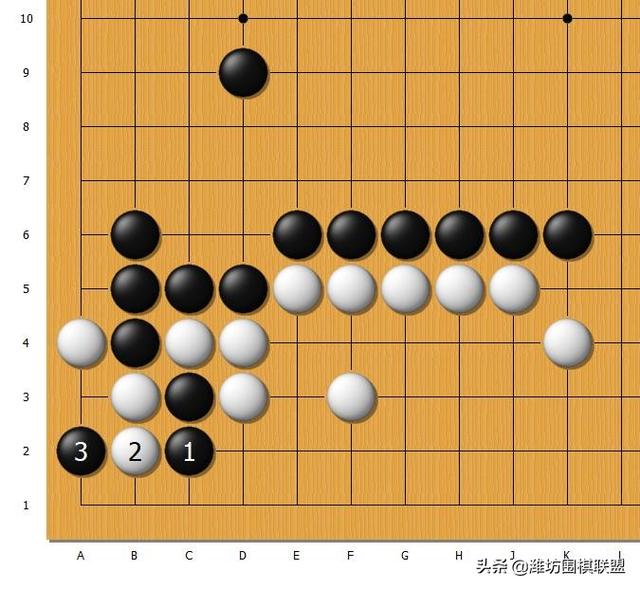 围棋三十六种杀法，围棋的基本杀法——虎口逃生杀法（8种\