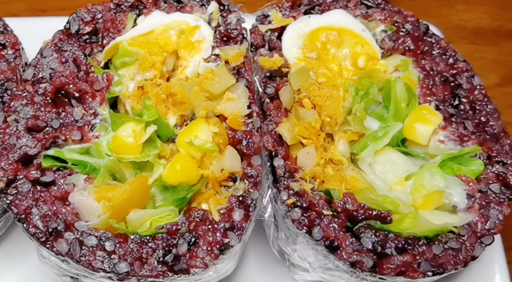 【黑米飯團】做法步驟圖 比吃補藥還補 孩子也特別喜歡吃-起舞食譜網(wǎng)