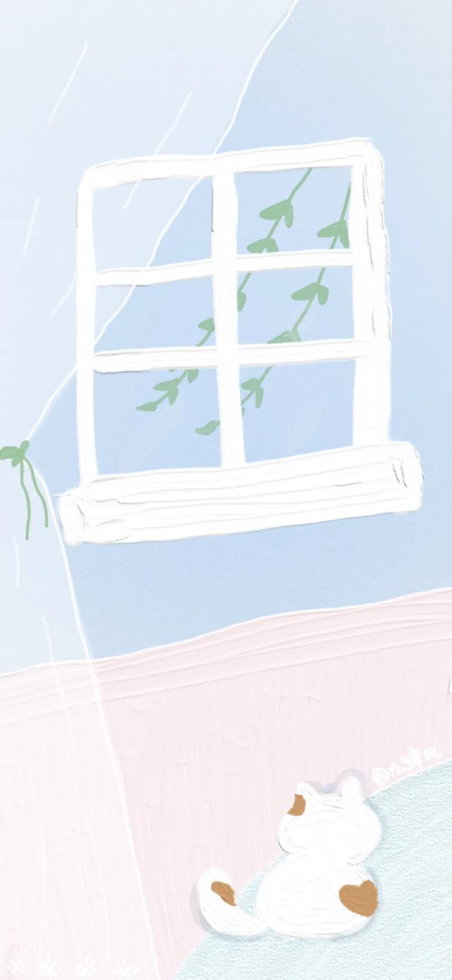 小清新壁纸，小清新壁纸卡通（小清新春日插画壁纸，超级养眼图片）