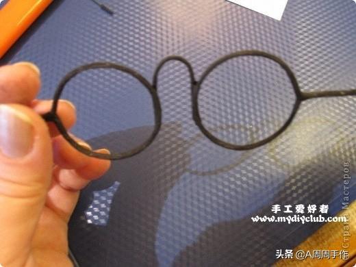 手工懒人眼镜，教你给玩偶制作眼镜