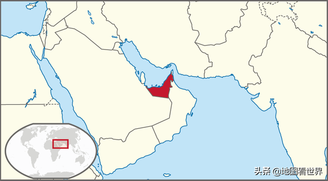 迪拜在地图上的位置，迪拜的地理位置在世界地图哪里（世界上唯一的酋长国联邦——阿联酋）