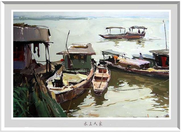 风景水粉画，风景水粉画山水（陆琦水粉风景写生作品）