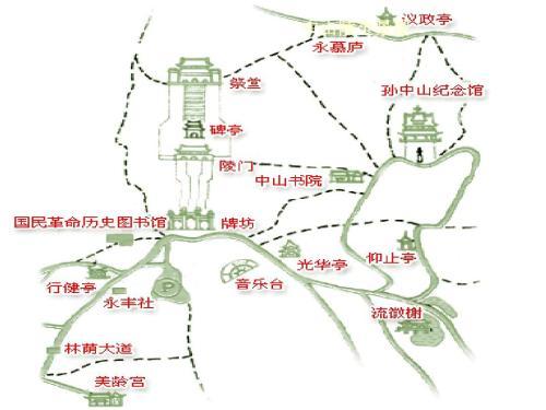 南京中山陵平面图，南京中山陵立面图（探访南京老建筑：中山陵）