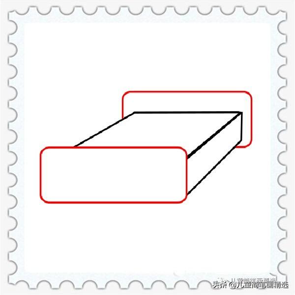 床简笔画怎么画，床简笔画教程（儿童简笔画精选-如何画一张床）