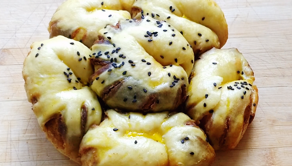 【葡萄面包】做法步骤图 松软又香甜 还能预防贫血-起舞食谱网