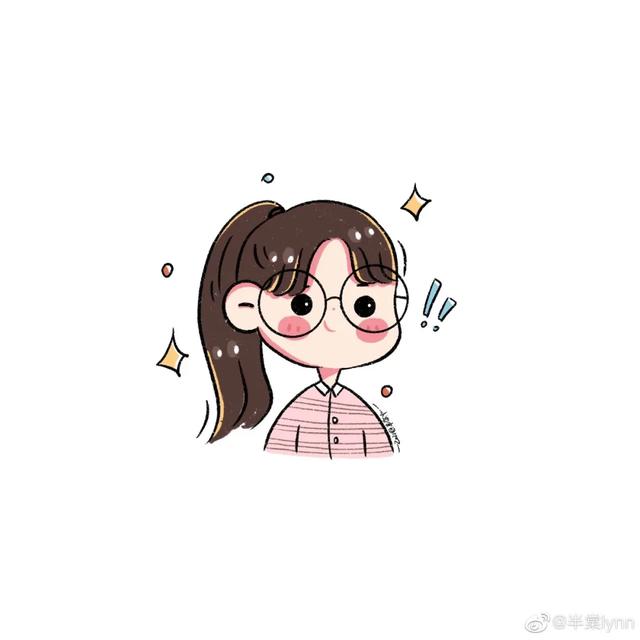 简笔画头像/可爱微信，简笔画头像/可爱（简笔画线条头像）