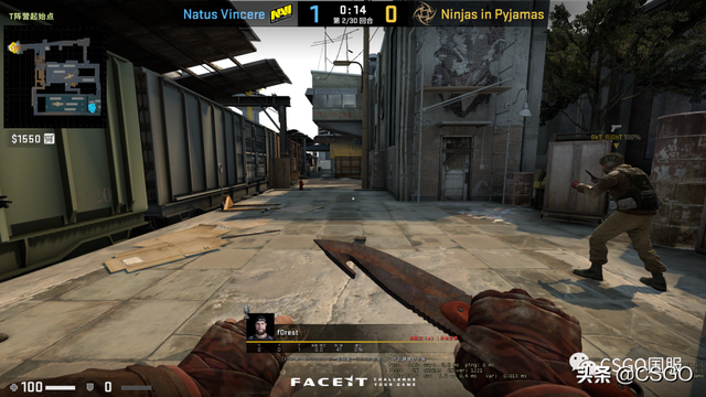 csgo职业比赛eco局五把沙鹰，CSGO职业哥的皮肤大赏