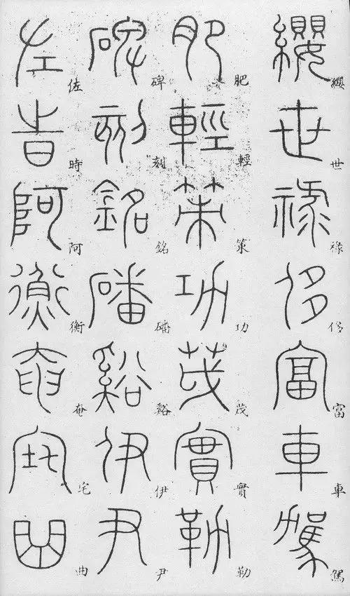 匡怎么读，颐怎么读 拼音（李阳冰篆书《千字文》）