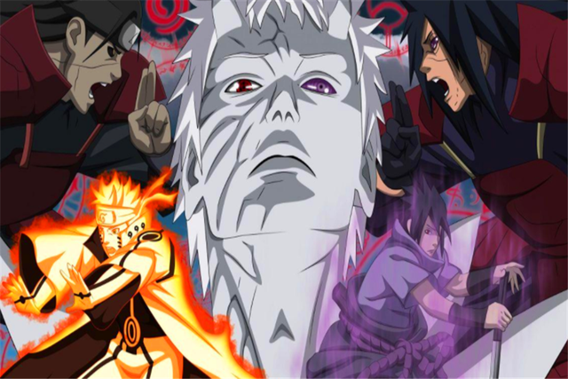 火影忍者第四次忍界大战,火影忍者带土宣布第四次忍界大战是多少级(四