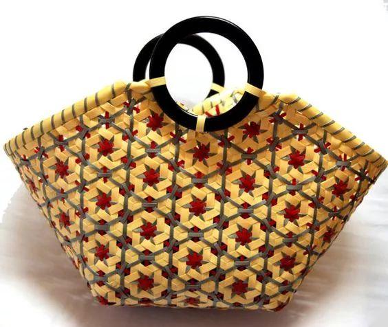 手工纸折手提篮，手工纸折手提篮教程（26款打包带编的包包）