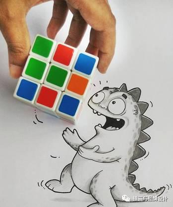 小恐龙怎么画，恐龙怎么画简单又好看（创意手绘丨他画出一只很有戏的小恐龙）