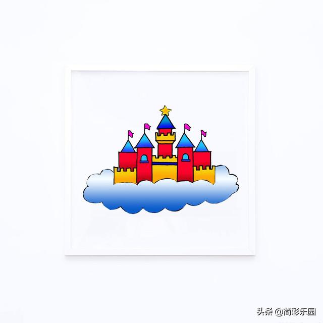 怎样画简笔画平整土地，土地的简笔画图片大全（好看又简单的城堡简笔画）