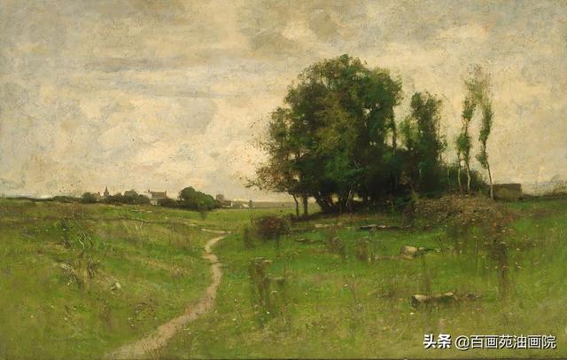 怎样画晴朗的天空，晴朗的天空怎么画简笔（油画风景写生——阴天怎么画）