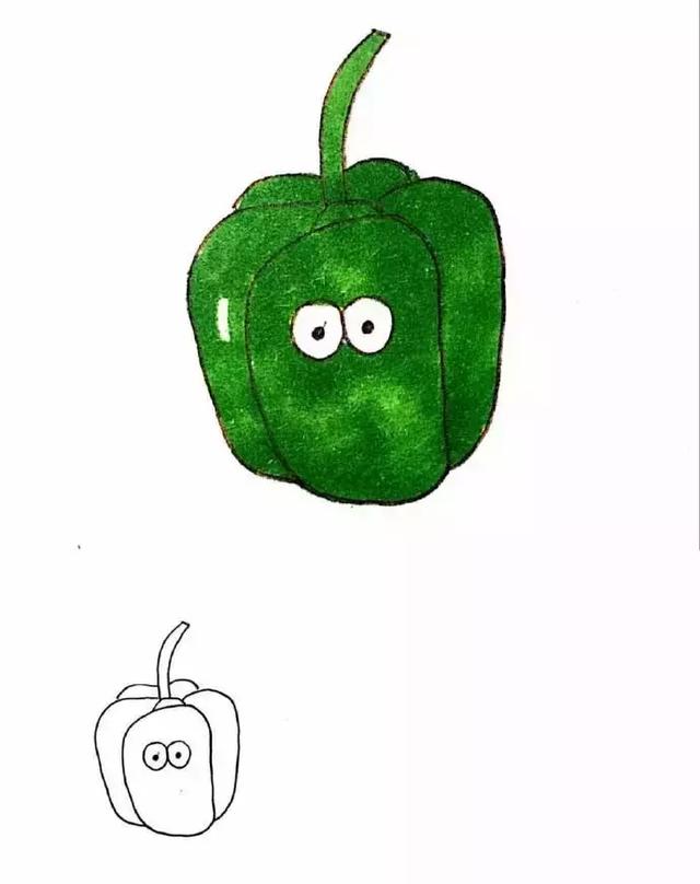 茄子简笔画图片,茄子简笔画如何画(超萌蔬菜简笔画) 茄子简笔画图片,茄子简笔画如何画(超萌蔬菜简笔画)