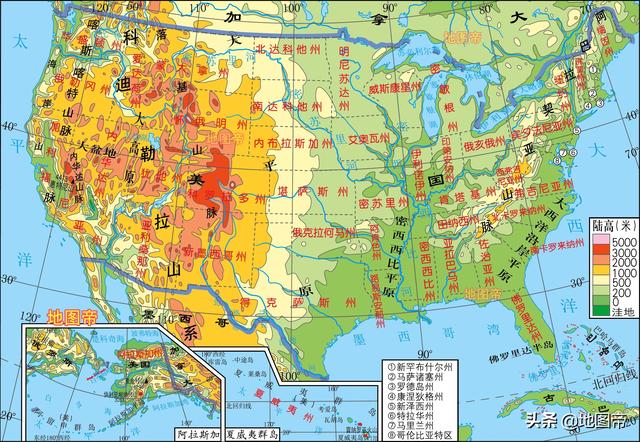 七大洲面积从大到小排列，7大洲4大洋大小顺序（世界七大洲地形图<12图>）