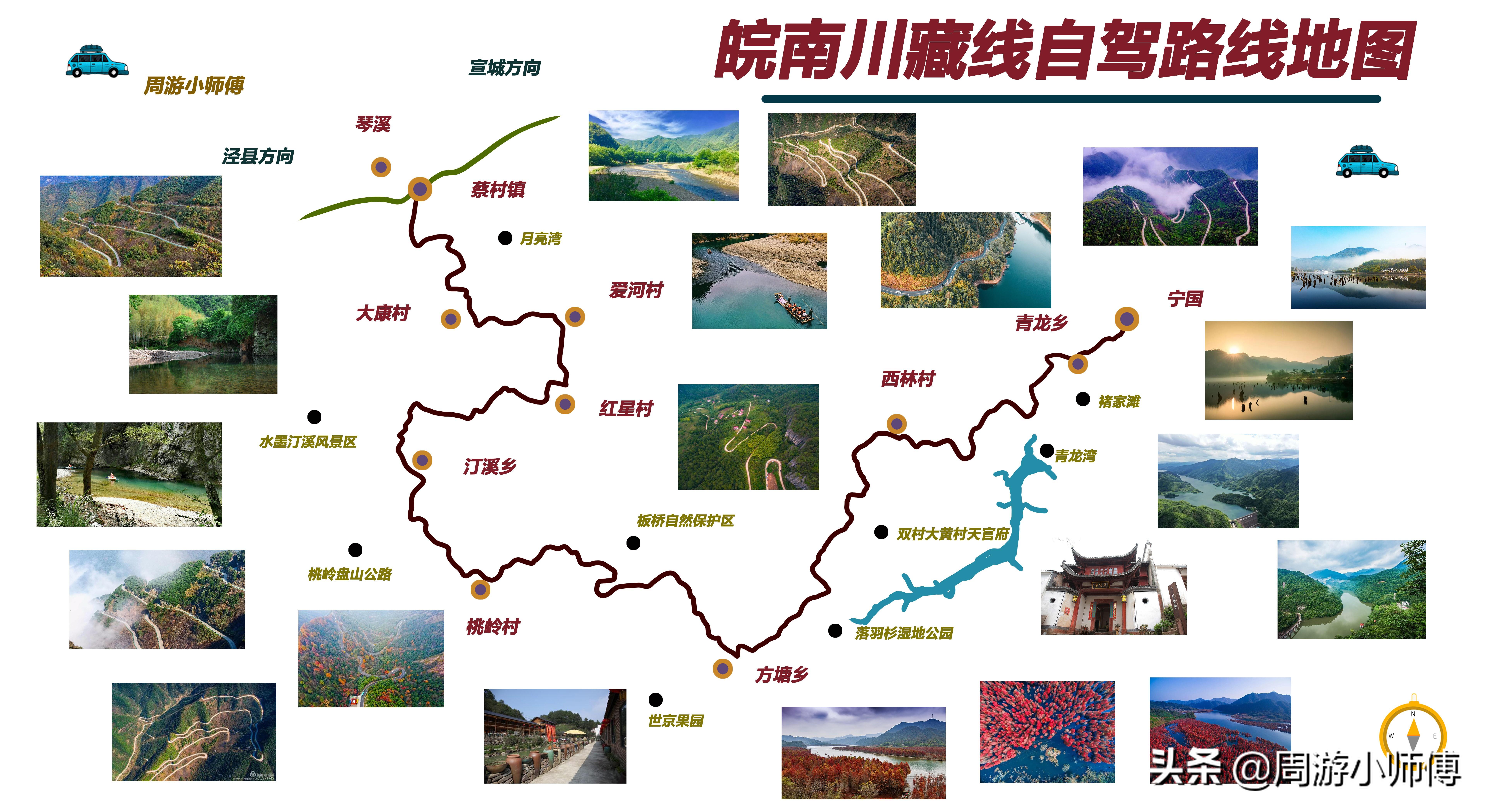 皖南川藏线自驾游最佳路线地图,皖南川藏线路况怎么样