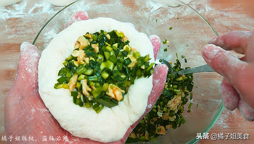 圖片[11]-【發面餅】做法步驟圖   不揉面不搟面 簡單美味一看就會-起舞食譜網