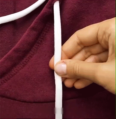 教大家几款卫衣绳子打结法，卫衣绳打结大合集奉献给大家