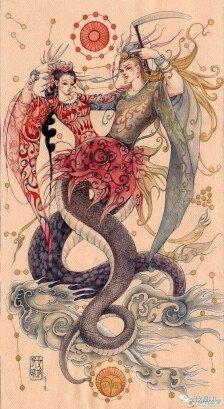 女娲和伏羲是什么关系，伏羲和女娲的关系（一对中华民族的人文始祖）
