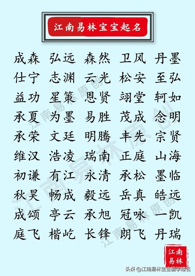 好听的男孩子名字，男孩姓名大全20000个 好听顺口不重名的男宝宝名字（200个好听的男名）