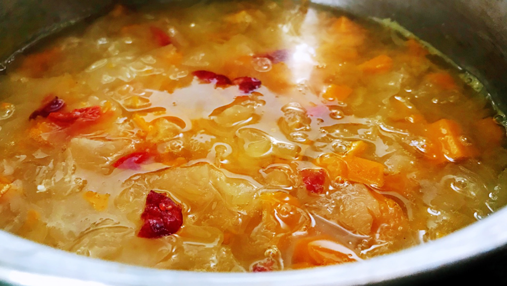 图片[4]-【南瓜银耳羹】做法步骤图 轻松补锌 孩子常吃身体长得好-起舞食谱网