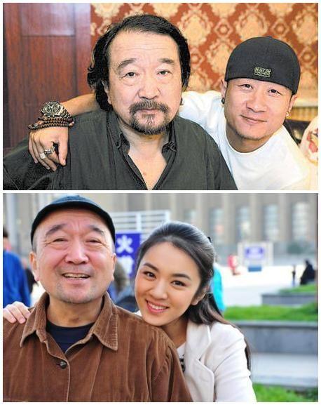 72岁的李保田领着妻子一起接受采访，这就是执子之手与子偕老了吧