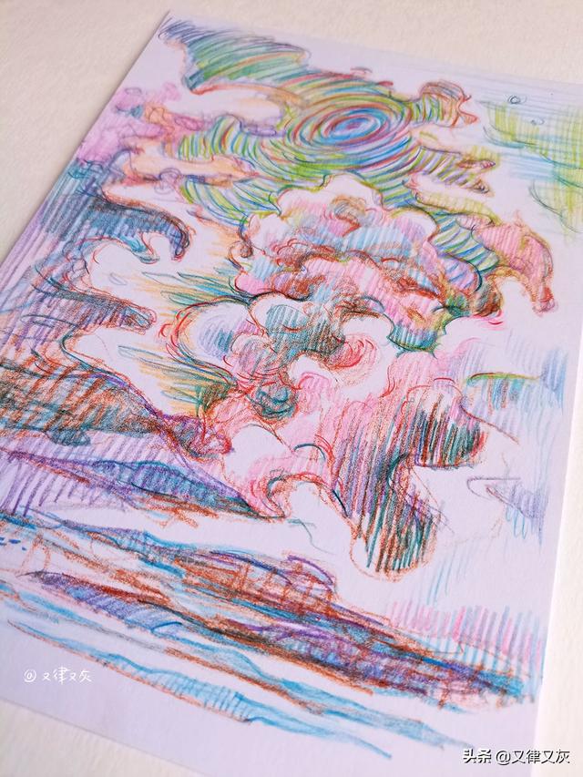 龙卷风简笔画，主页上有一个龙卷风一样的简笔画的bt种子下载网站（五月放云，画一画天上云卷云舒）