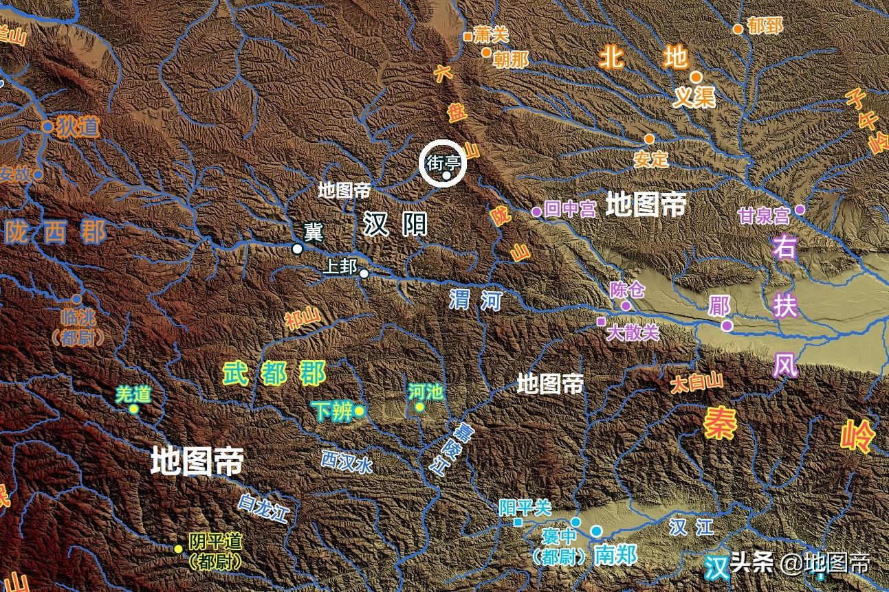 明修栈道暗度陈仓地图,如果马谡不丢街亭 - 玉三网