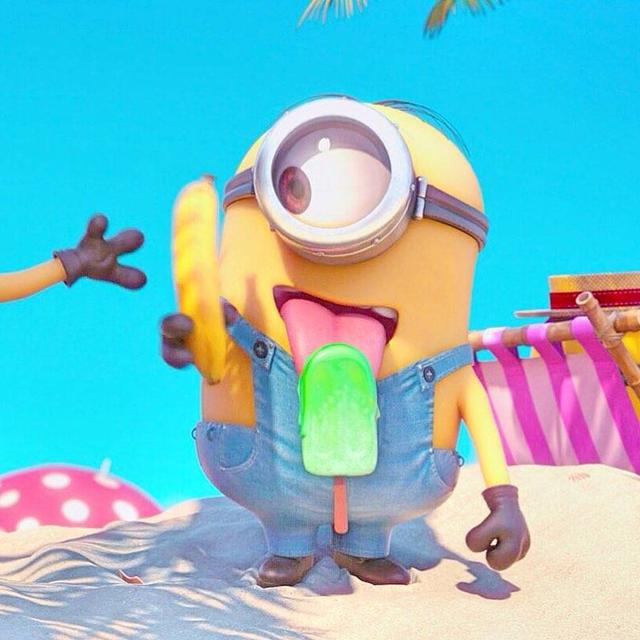 小黄人表情包头像微信，小黄人表情包头像（呆萌小黄人）