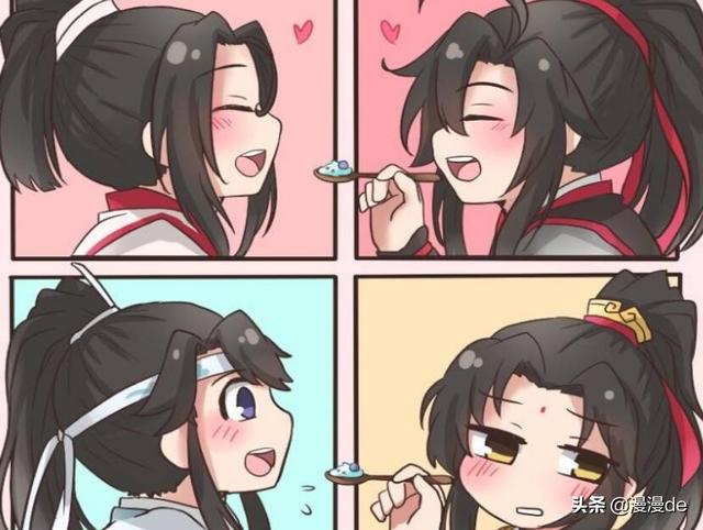 魔道祖师绘画q版金凌和思追，魔道祖师Q版萌图来袭