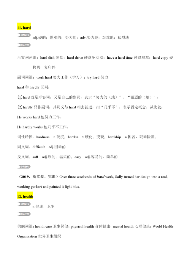 g开头的英文单词，以g开头的单词（<Gu0026H开头>）