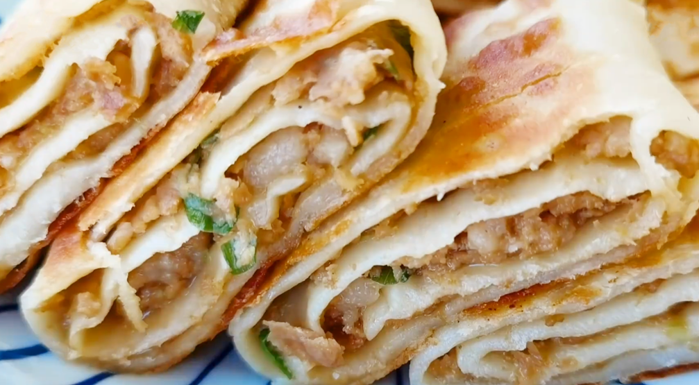 【千層肉餅】做法步驟圖 外酥里嫩層次豐富 比包子還好吃-起舞食譜網(wǎng)