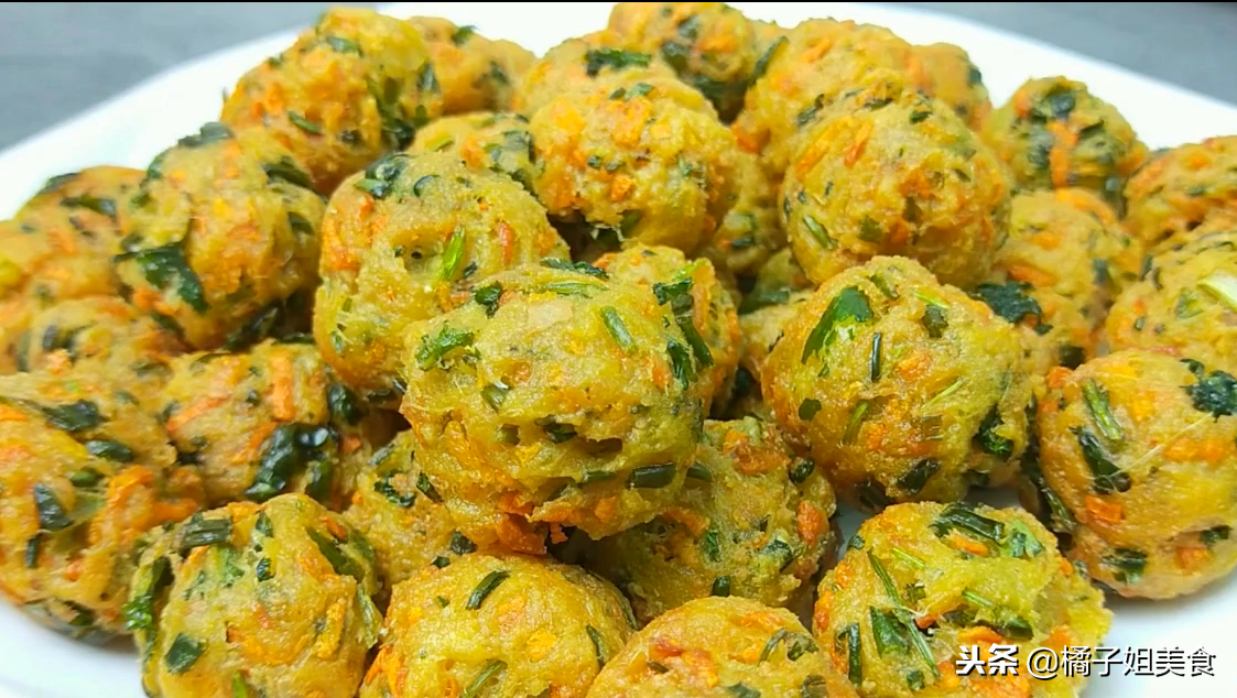 【“炸丸子”】做法步驟圖 又香又鮮 比韭菜丸子還要香-起舞食譜網