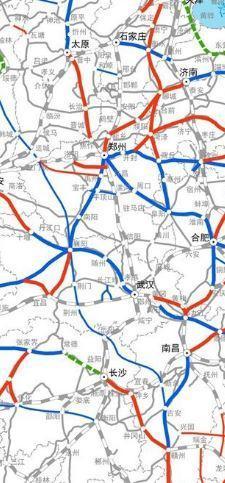 中国铁路网高清图，中国铁路图（中国“十三五”高速铁路规划图）