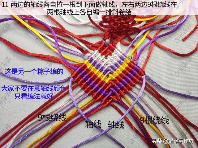 如何制作端午手工粽子香囊，如何制作端午手工粽子香囊图片（端午节香包手工编织）