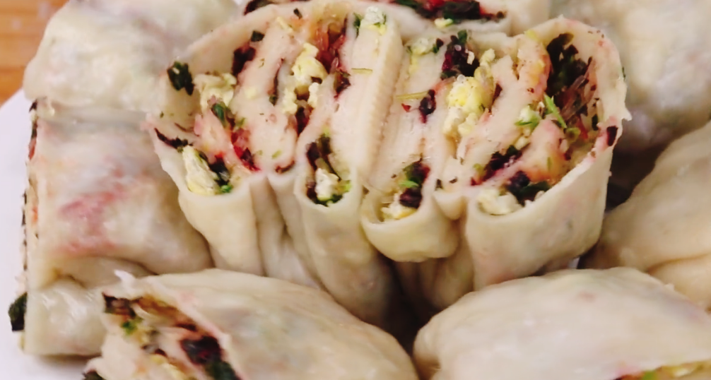 【千层面卷】做法步骤图 柔软多层营养解馋 比包子还香-起舞食谱网