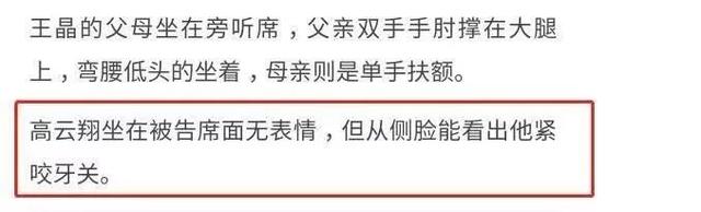 高云翔和王晶，高云翔王晶否认11项起诉罪名（高云翔却再抬不起头）